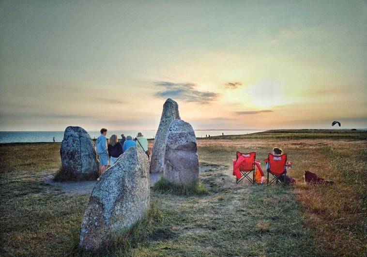 Sweden's stonehenge for the summer solstice